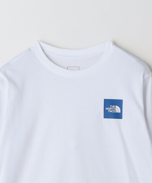 THE NORTH FACE（ザノースフェイス）の「＜THE NORTH FACE＞ロングスリーブ スモールスクエア ロゴTシャツ / キッズ  140cm-150cm（Tシャツ/カットソー・キッズ・ブラック/ホワイト/ベージュ・140cm/150cm）」の4枚目の写真