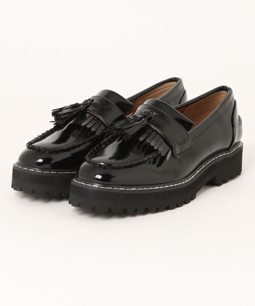 Bridget Birkin(ブリジットバーキン)の「【Bridget Birkin】厚底タッセルローファー(541631)(ローファー・レディース・ブラック・L/M/S/LL)」の6枚目の写真