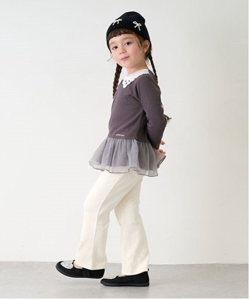 petit main（プティマイン）の「ラメモチーフシューズ（パンプス・キッズ・レッド/ブラック/ライトベージュ・19cm/18cm/17cm/16cm/15cm/14cm）」の10枚目の写真