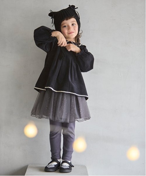 petit main（プティマイン）の「ラメモチーフシューズ（パンプス・キッズ・レッド/ブラック/ライトベージュ・19cm/18cm/17cm/16cm/15cm/14cm）」の12枚目の写真