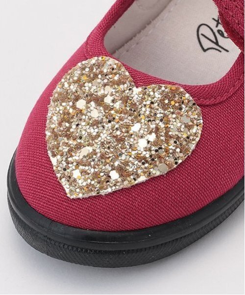 petit main（プティマイン）の「ラメモチーフシューズ（パンプス・キッズ・レッド/ブラック/ライトベージュ・19cm/18cm/17cm/16cm/15cm/14cm）」の18枚目の写真