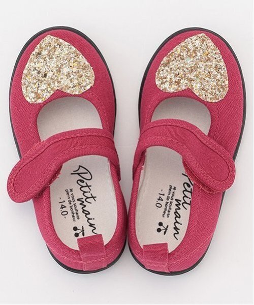 petit main（プティマイン）の「ラメモチーフシューズ（パンプス・キッズ・レッド/ブラック/ライトベージュ・19cm/18cm/17cm/16cm/15cm/14cm）」の21枚目の写真