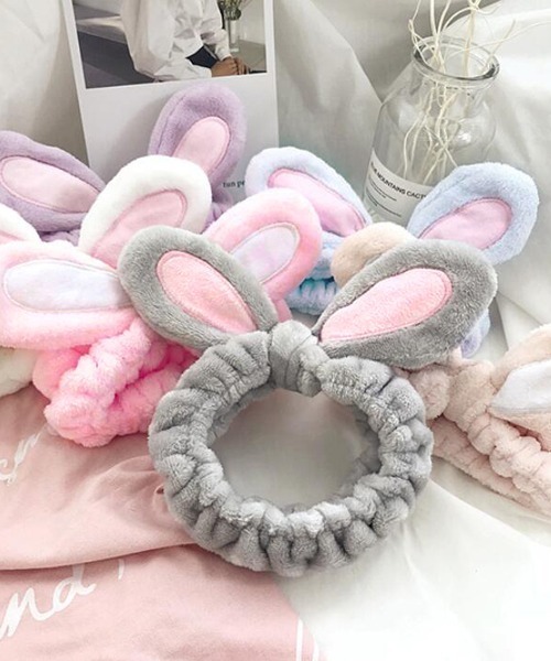 セール】【urge select】ふわふわ うさ耳 ヘアバンド【6色展開】（ヘア