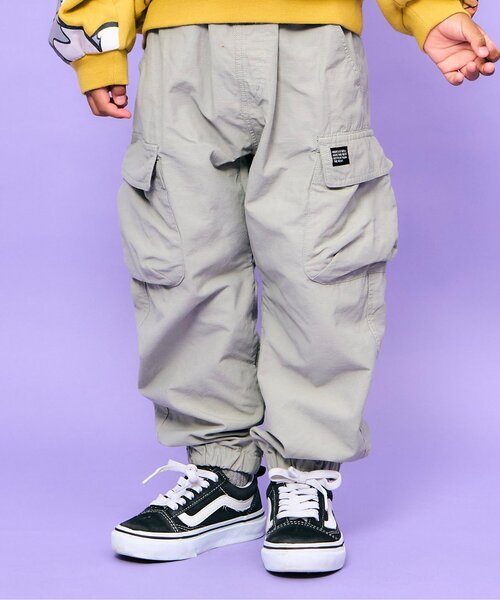F.O.KIDS（エフオーキッズ）の「イージーライトカーゴパンツ（カーゴパンツ・キッズ・シルバー/チャコール/カーキ/ネイビー・120/110/100/150/140/130/80/90）」の4枚目の写真