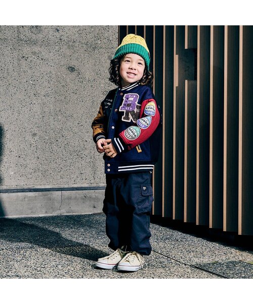 F.O.KIDS（エフオーキッズ）の「イージーライトカーゴパンツ（カーゴパンツ・キッズ・シルバー/チャコール/カーキ/ネイビー・120/110/100/150/140/130/80/90）」の10枚目の写真