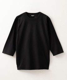 NAVY | 【ベーシック】クルーネック7分袖Tシャツ(Tシャツ/カットソー)