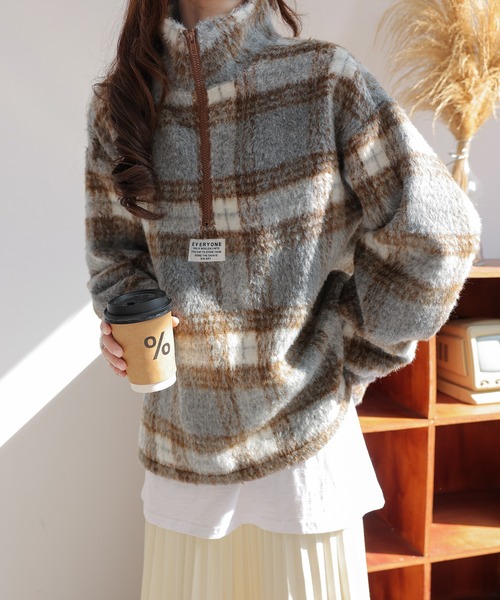 風合いを、楽しむ。チェック柄スウェット（スウェット）｜SHIENAS