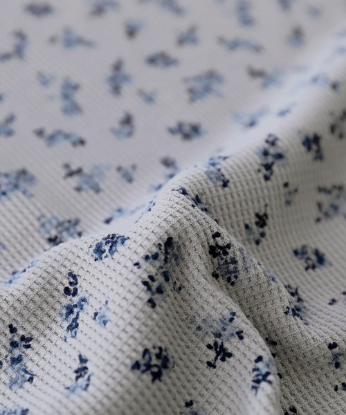 somari imagination（ソマリ イマジネーション）の「『花柄サーマルカットソー』（Tシャツ/カットソー・レディース・オフホワイト/杢グレー・FREE）」の19枚目の写真