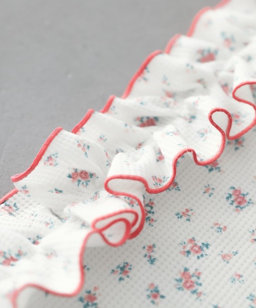 somari imagination（ソマリ イマジネーション）の「『花柄サーマルカットソー』（Tシャツ/カットソー・レディース・オフホワイト/杢グレー・FREE）」の21枚目の写真