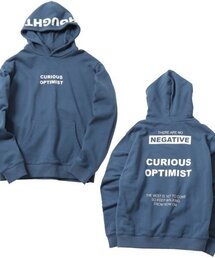 GLAZOS | 【大人向けサイズあり】【毛玉になりにくいしっかり素材】フードプリントプルオーバーパーカー(パーカー)