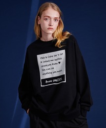 MESSAGE LOGO SWEAT / メッセージロゴスウェット