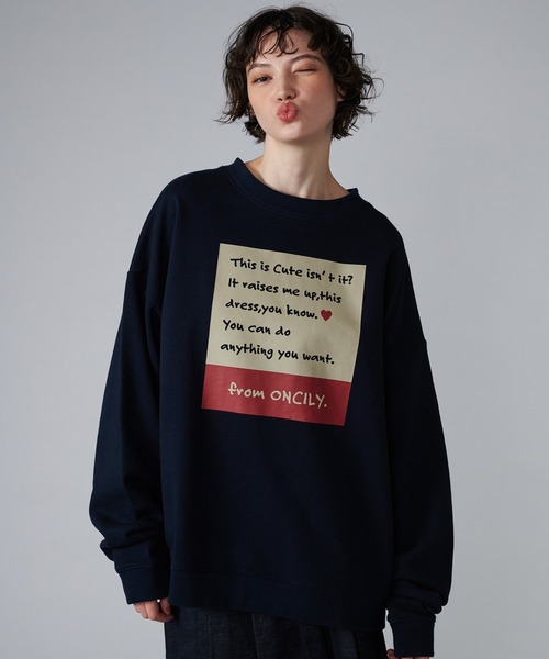 セール】MESSAGE LOGO SWEAT / メッセージロゴスウェット（スウェット
