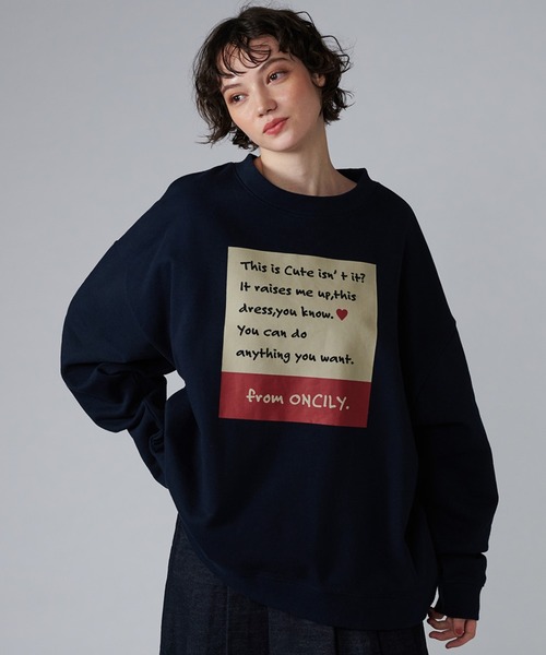 セール】MESSAGE LOGO SWEAT / メッセージロゴスウェット（スウェット