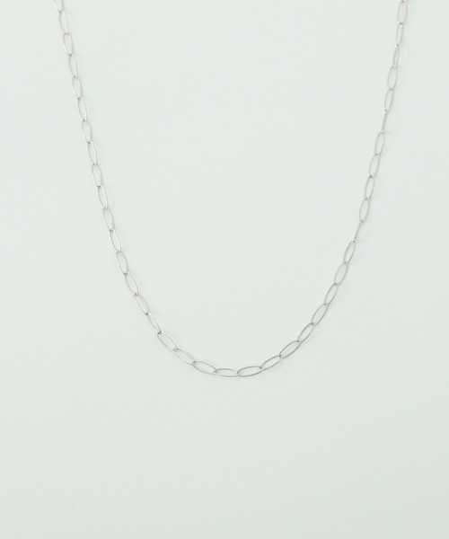 flavor ライトオーバルチェーン60cm silver925（ネックレス）｜NOIR DE POUPEE（ノワールドプーペ）