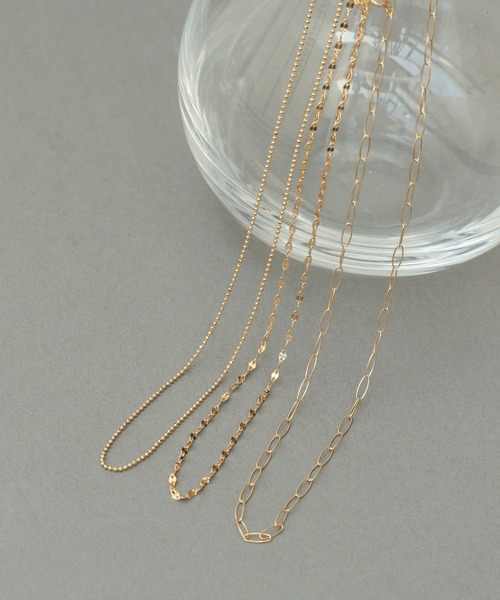 NOIR DE POUPEE（ノワールドプーペ）の「flavor ライトオーバルチェーン60cm　silver925（ネックレス・レディース・シルバー/ゴールド・FREE）」の10枚目の写真