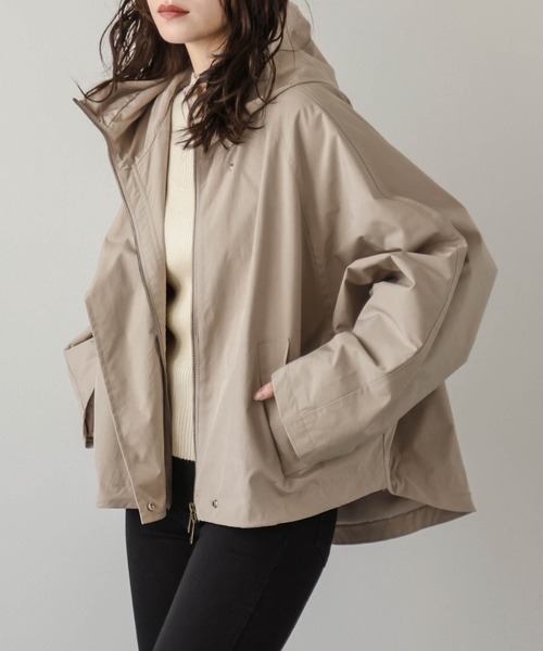 AMELY(エミリー)の「マウンテンパーカーブルゾン(マウンテンパーカー・レディース・アイボリー/ベージュ/ブラック・フリー)」の1枚目の写真