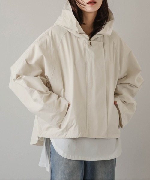 AMELY(エミリー)の「マウンテンパーカーブルゾン(マウンテンパーカー・レディース・アイボリー/ベージュ/ブラック・フリー)」の8枚目の写真