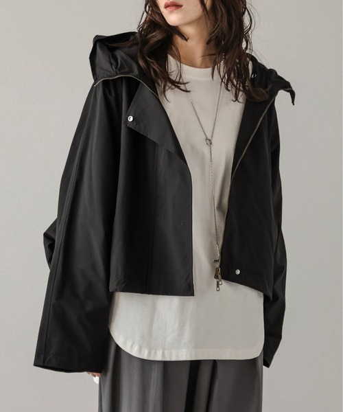 AMELY(エミリー)の「マウンテンパーカーブルゾン(マウンテンパーカー・レディース・アイボリー/ベージュ/ブラック・フリー)」の14枚目の写真