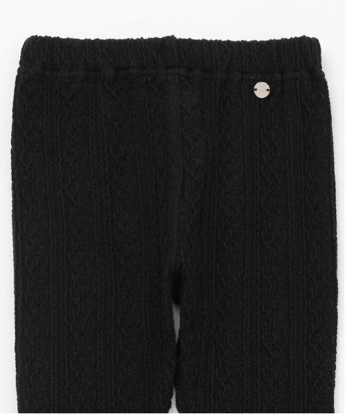 petit main(プティマイン)の「【シアバター】ジャガードレギンス(レギンス/スパッツ・キッズ・モカ/キナリ/ブラック/ライトピンク・80cm/90cm/100cm/110cm/120cm/130cm)」の14枚目の写真