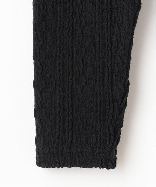 petit main(プティマイン)の「【シアバター】ジャガードレギンス(レギンス/スパッツ・キッズ・モカ/キナリ/ブラック/ライトピンク・80cm/90cm/100cm/110cm/120cm/130cm)」の15枚目の写真