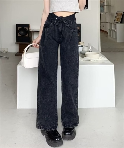 Style boat Marketデニム風 ハイウエスト ヨガパンツ S 000000041712-07-l.jpg?t=