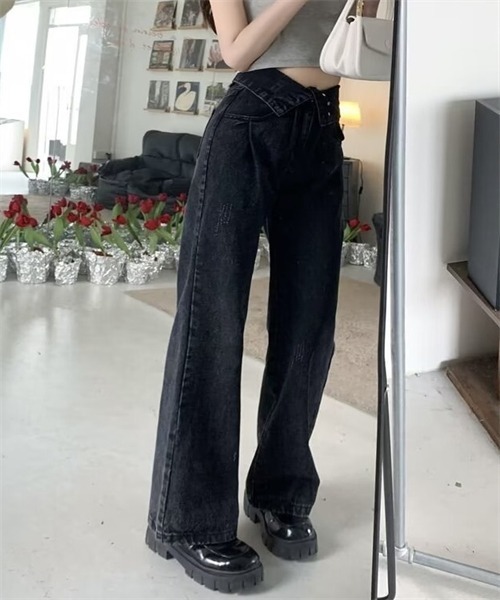 Style boat Marketデニム風 ハイウエスト ヨガパンツ S Style boat Marketデニム風 ハイウエスト ヨガパンツ S Style