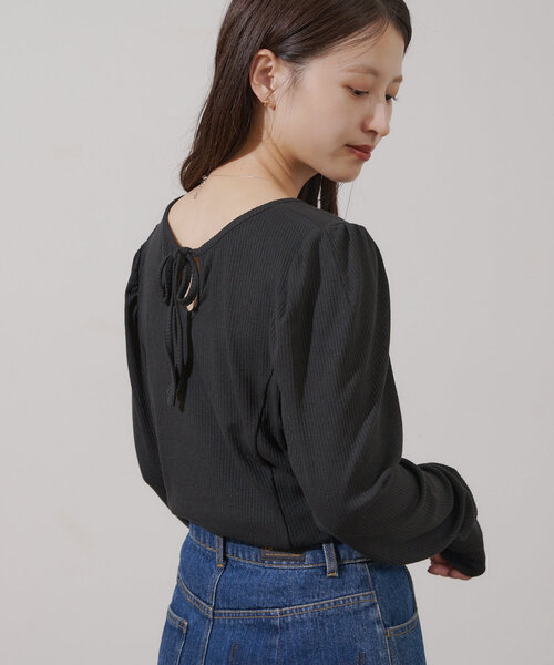 Kastane（カスタネ）の「B 針抜きリブプルオーバー（Tシャツ