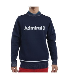 Admiral GOLF（アドミラル　ゴルフ）の「ﾌﾗｯｸﾞﾛｺﾞ ｸﾙｰﾈｯｸｾｰﾀｰ（ニット/セーター）」