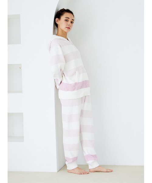 gelato pique（ジェラートピケ）の「ベビモコボーダーパーカ（ルーム