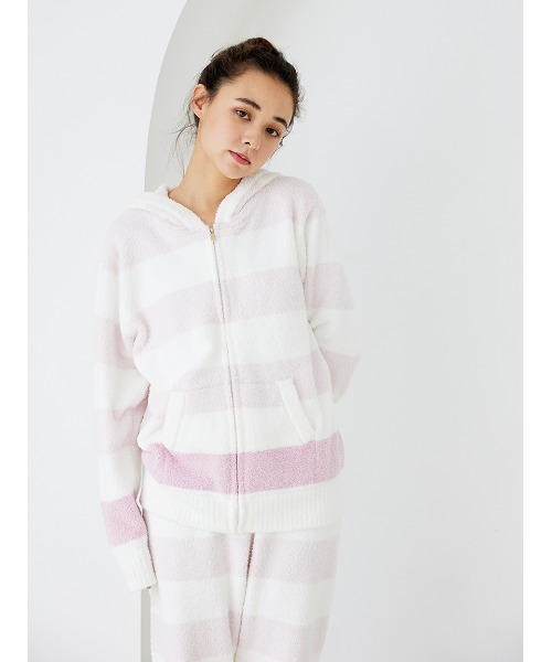 gelato pique（ジェラートピケ）の「ベビモコボーダーパーカ（ルーム