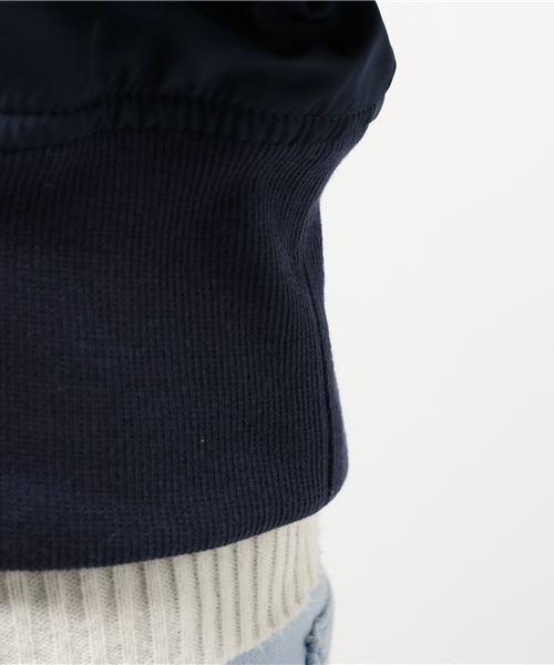 mystic（ミスティック）の「【mystic】MA-1ブルゾン（ブルゾン・レディース・ネイビー/ベージュ/カーキ・ﾌﾘ-）」の9枚目の写真