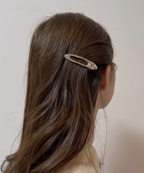 ciite'（シーテ）の「メタルデザイン ヘアクリップ（バレッタ/ヘアクリップ・レディース・ゴールド/シルバー・FREE）」の4枚目の写真
