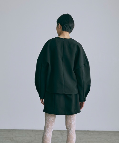 EN NEUME(エンノイム)の「【Set Up】Pants Under Mini Skirt(スカート・レディース・ネイビー/ブラック/グレー・FREE)」の7枚目の写真