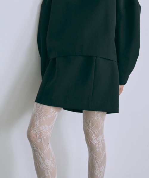 EN NEUME(エンノイム)の「【Set Up】Pants Under Mini Skirt(スカート・レディース・ネイビー/ブラック/グレー・FREE)」の5枚目の写真