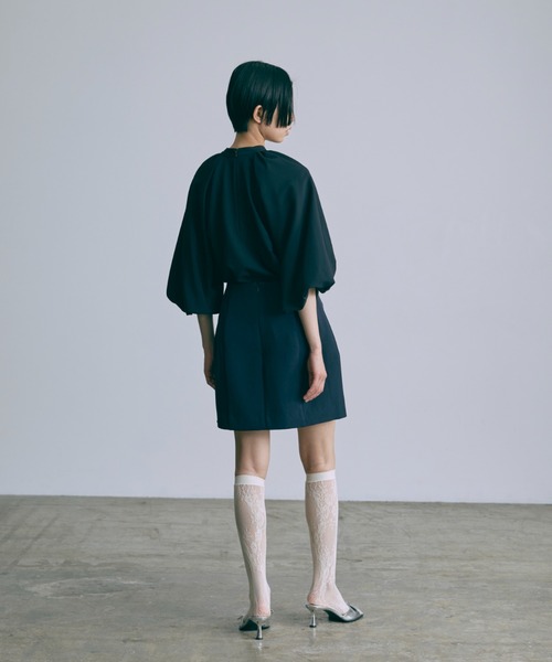 EN NEUME(エンノイム)の「【Set Up】Pants Under Mini Skirt(スカート・レディース・ネイビー/ブラック/グレー・FREE)」の17枚目の写真