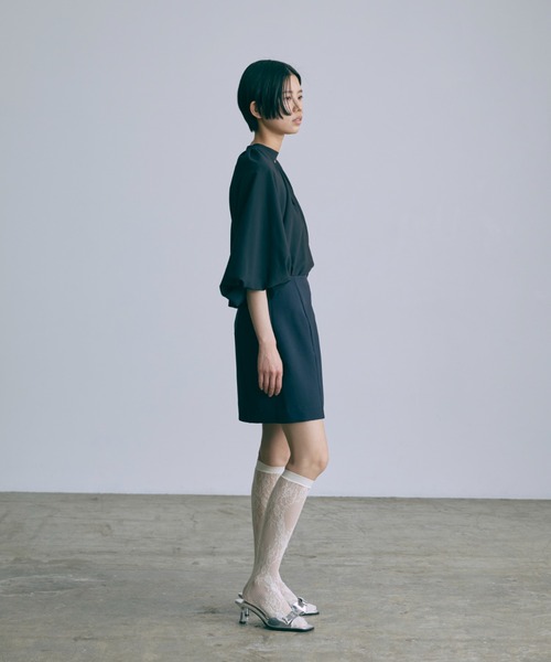 EN NEUME(エンノイム)の「【Set Up】Pants Under Mini Skirt(スカート・レディース・ネイビー/ブラック/グレー・FREE)」の16枚目の写真