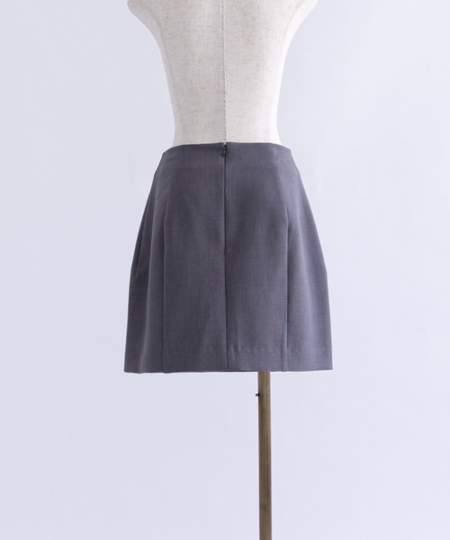EN NEUME(エンノイム)の「【Set Up】Pants Under Mini Skirt(スカート・レディース・ネイビー/ブラック/グレー・FREE)」の22枚目の写真