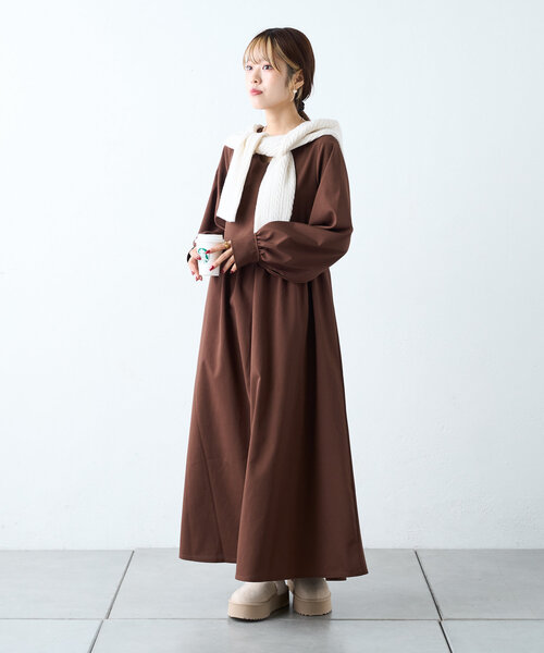 w closet（ダブルクローゼット）の「ファー厚底ブーツ（ブーツ・レディース・アイボリー/ベージュ/パープル・MEDIUM/LARGE）」の7枚目の写真