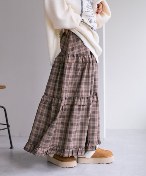 w closet（ダブルクローゼット）の「ファー厚底ブーツ（ブーツ・レディース・アイボリー/ベージュ/パープル・MEDIUM/LARGE）」の16枚目の写真