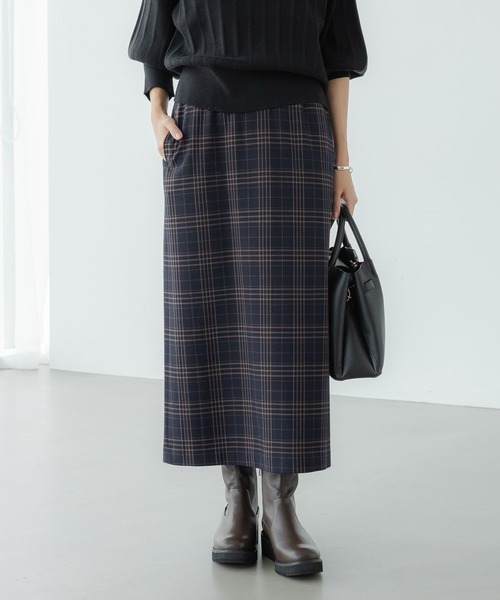 スリムウォームナロースカート＜低身長サイズあり＞/133684（スカート）｜Elura（エルーラ）