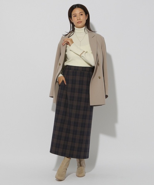 スリムウォームナロースカート＜低身長サイズあり＞/133684（スカート）｜Elura（エルーラ）