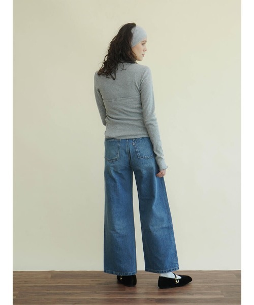 FIKA.(フィーカ)の「Prib Halter Tank(キャミソール・レディース・杢グレー/アイボリー・FREE)」の15枚目の写真