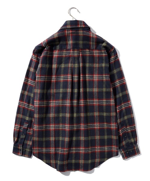 THISIS(ディスイズ)の「メンズライク ビッグシルエット ネルチャックシャツ レディース(シャツ/ブラウス・レディース・ブラック/ネイビー/ベージュ/レッド/ブラウン/オレンジ/ホワイト・X-LARGE/LARGE/MEDIUM)」の12枚目の写真
