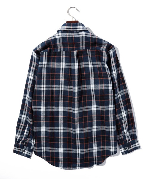 THISIS(ディスイズ)の「メンズライク ビッグシルエット ネルチャックシャツ レディース(シャツ/ブラウス・レディース・ブラック/ネイビー/ベージュ/レッド/ブラウン/オレンジ/ホワイト・X-LARGE/LARGE/MEDIUM)」の8枚目の写真