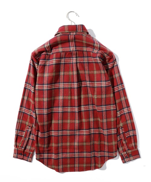 THISIS(ディスイズ)の「メンズライク ビッグシルエット ネルチャックシャツ レディース(シャツ/ブラウス・レディース・ブラック/ネイビー/ベージュ/レッド/ブラウン/オレンジ/ホワイト・X-LARGE/LARGE/MEDIUM)」の13枚目の写真