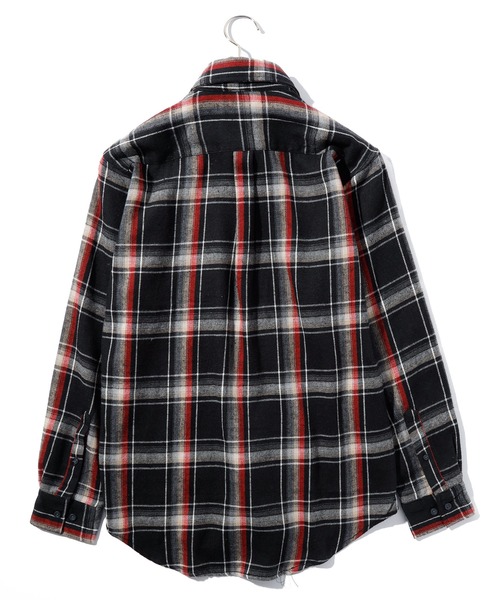 THISIS(ディスイズ)の「メンズライク ビッグシルエット ネルチャックシャツ レディース(シャツ/ブラウス・レディース・ブラック/ネイビー/ベージュ/レッド/ブラウン/オレンジ/ホワイト・X-LARGE/LARGE/MEDIUM)」の9枚目の写真