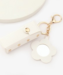 Mignonjour（ミニョンジュール）の「Mignonjour/リップケース付きチャーム フラワー M2586（キーホルダー）」