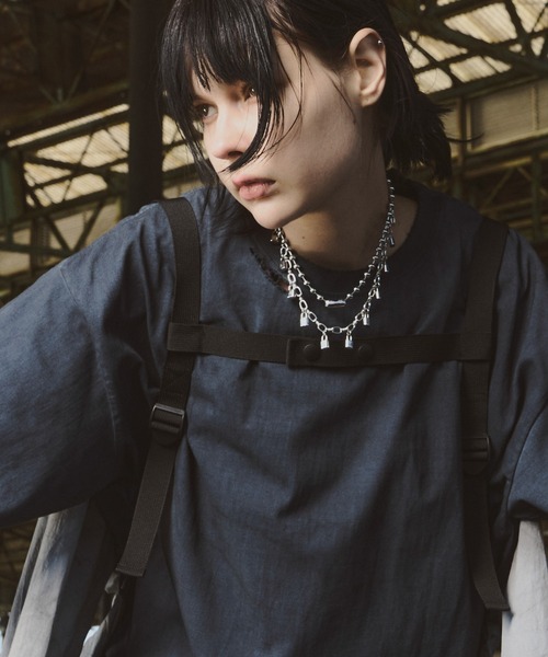 AFF AIVER（エイエフエフアイバー）の「AFF AIVER　サージカルボールチェーンネックレス（ネックレス・メンズ・シルバー/シルバー系・LARGE/MEDIUM）」の8枚目の写真