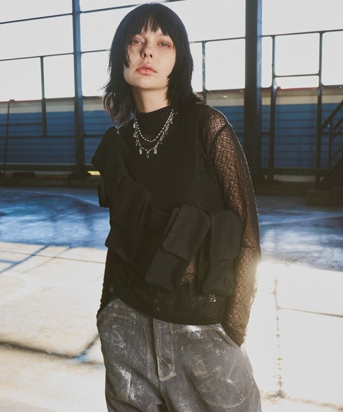 AFF AIVER（エイエフエフアイバー）の「AFF AIVER　サージカルボールチェーンネックレス（ネックレス・メンズ・シルバー/シルバー系・LARGE/MEDIUM）」の10枚目の写真