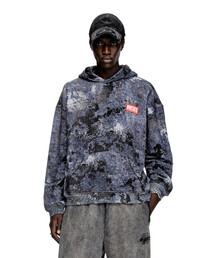 ユニセックス☆【DIESEL】ロゴ S-UMMER-BIGOVAL パーカー メンズ プルオーバースウェット S-UMMER-BIGOVAL（パーカー